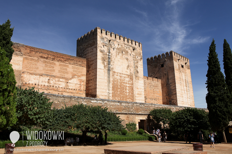 Alcazar - the old fortress - the oldest part of the Alhambra.