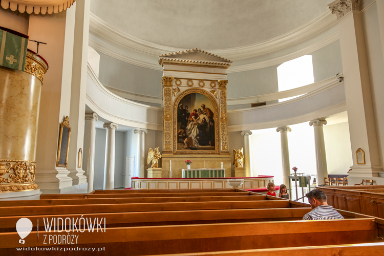 Interior of the Lutheran Cathedral.