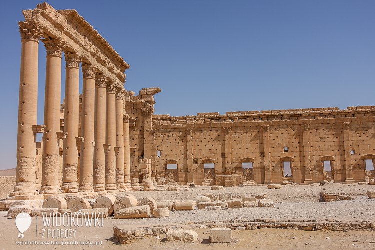 Interior of the Temple Bela. Palmyra 2008.