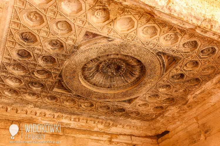 Ornament in the temple Bela. Palmyra 2008.